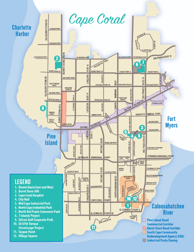 Cape_Coral_Commercial_Investment_Map